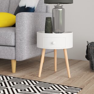 Small Round Side Table With Drawer : Choose from contactless same day
